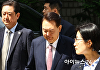[포토] 대선 결과 질문에 침묵하는 윤석열 전 대통령