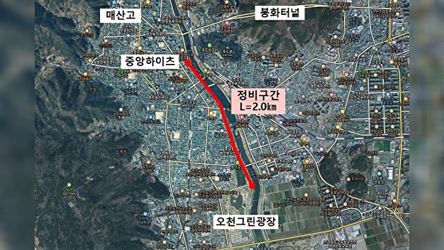 순천시, 강변 고가도로 시설물 정비…10~11일 야간 교통 통제