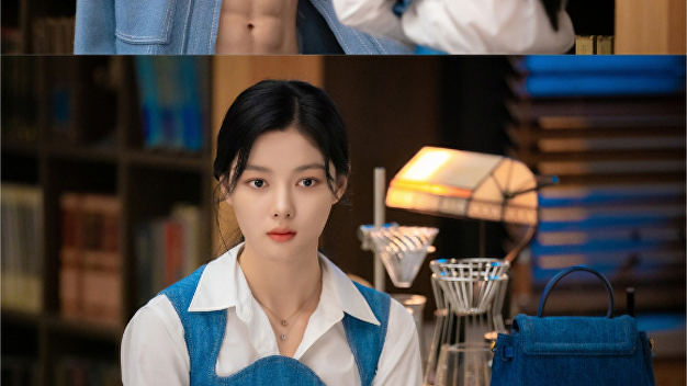 '마이 데몬' <b>김유정</b>X<b>송강</b>, 묘한 <b>텐션</b>…비주얼·복근에 아찔 눈맞춤